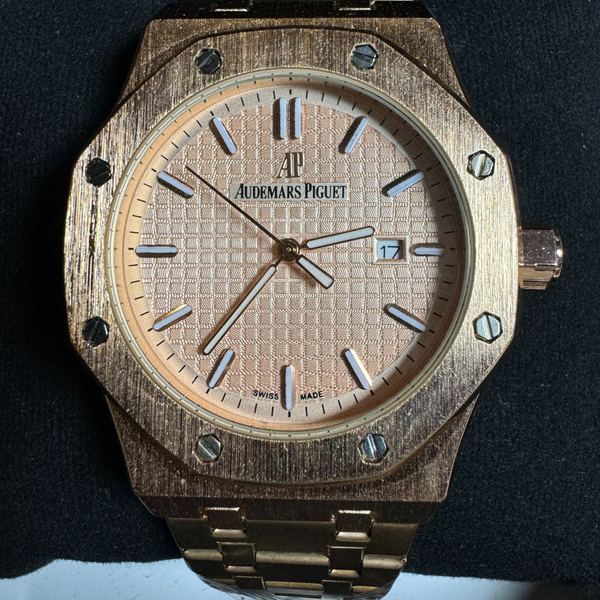 Rose Gold Audemars Piguet Royal Oak with Rose Gold Dial