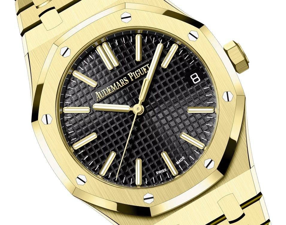 Gold Audemars Piguet With Black Dial