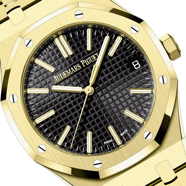 Gold Audemars Piguet With Black Dial