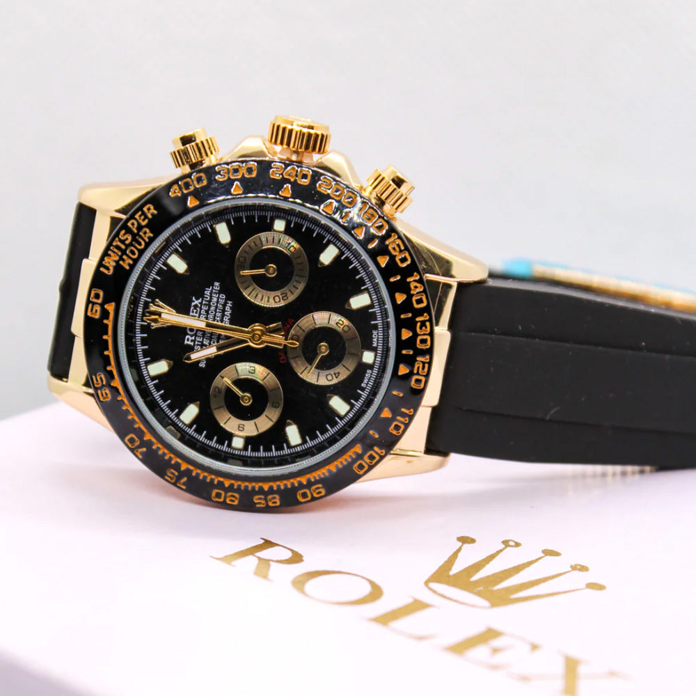 Daytona Black Dial + Gold