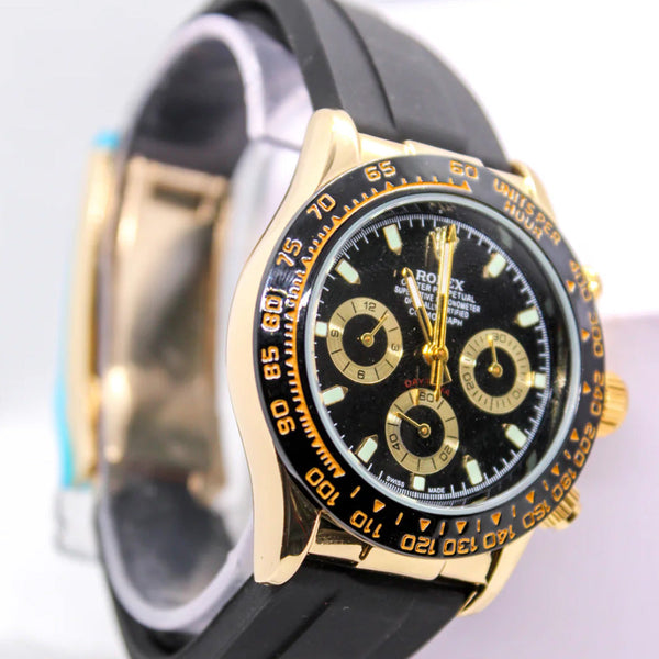 Daytona Black Dial + Gold