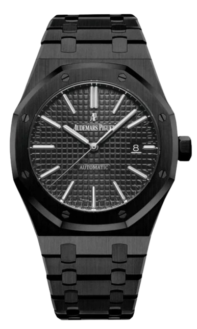 Black Audemars Piguet With Black Dial