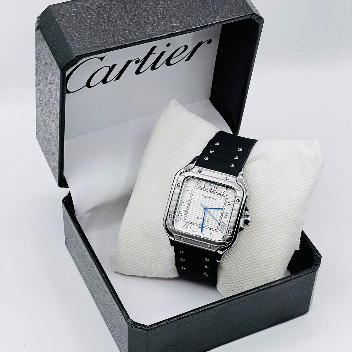 Santos de Cartier Silver Royale